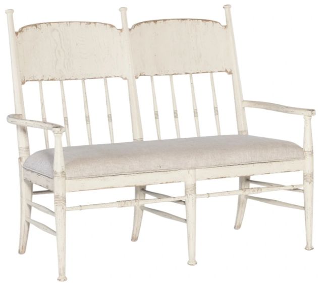 Hooker® Furniture Americana Biscuit/Daisy Dining Bench-0