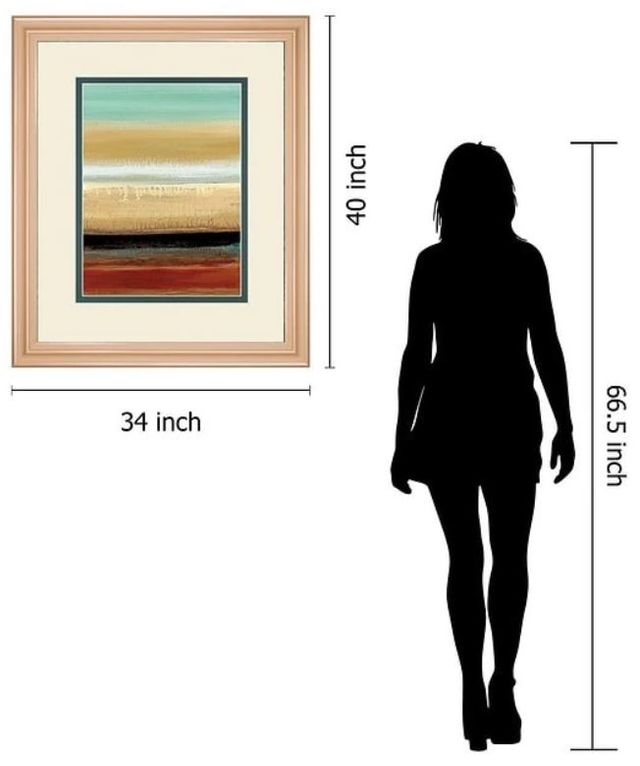 Classy Art Horizon Lines I by Tesla, C Wall Art-3