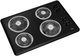 Whirlpool® 30" Black Electric Cooktop-1