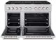 ZLINE 48" Stainless Steel Pro Style Gas Range with 8 Burner Cooktop-1