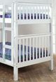 Titus Furniture White Full/Full Bunk Bed-1