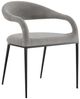 Armen Living Morgan 2-Piece Gray Dining Chair Set-1