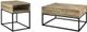 Signature Design by Ashley® Gerdanet 2-Piece Natural Living Room Tables Set-0