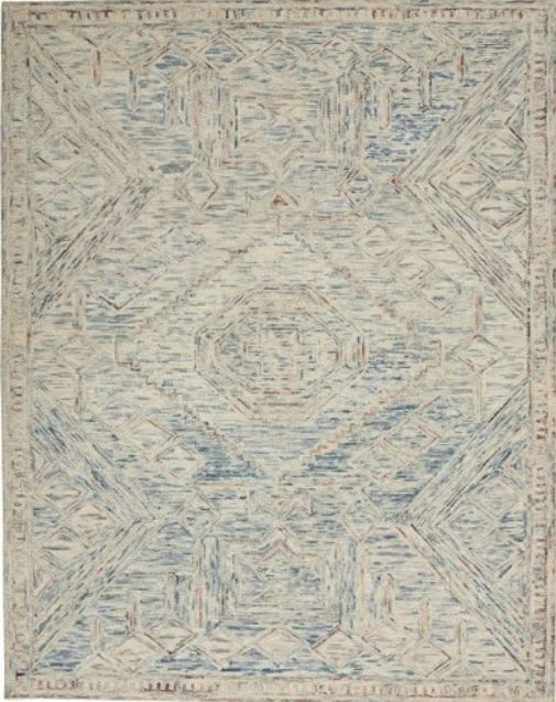 Nourison Home™ Interlock Blue 5'x8' Style 2 Area Rug-0