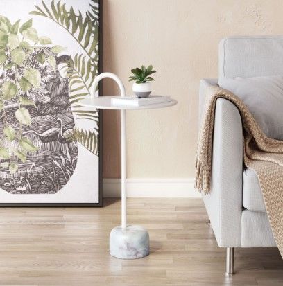 Zuo® Modern Will White Side Table-3