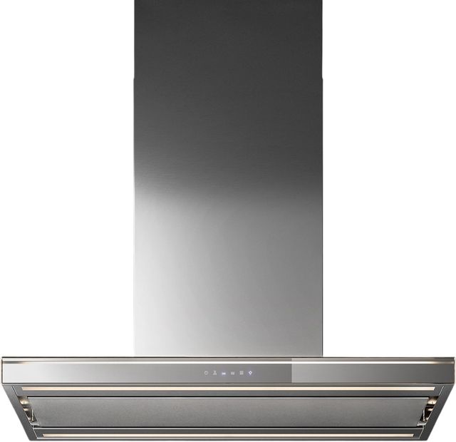 Falmec Lumina NRS 36" Scotch Brite Stainless Steel Wall Mounted Range Hood-0