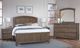 Vaughan-Bassett Woodbridge Dark Cashmere Arched King Panel Bed-1