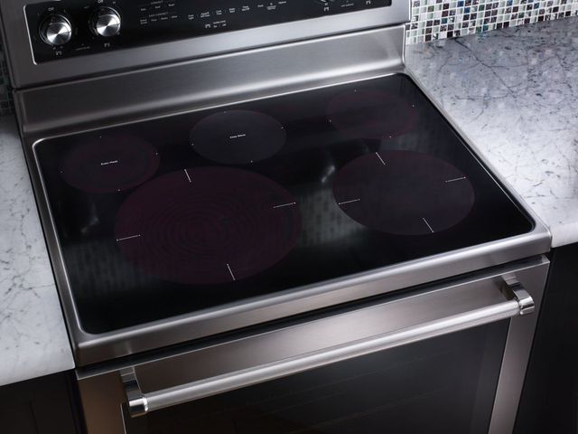 KitchenAid® 30" Stainless Steel Freestanding Electric Convection Range-4