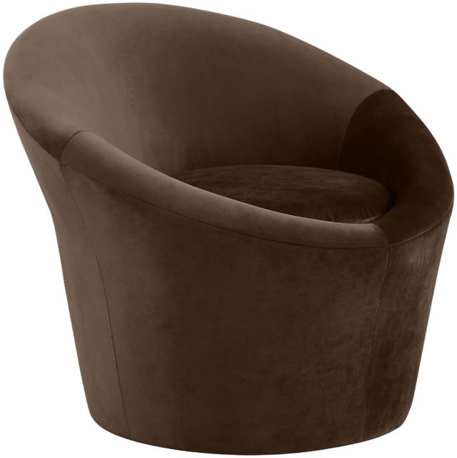 Meridian Furniture Tristan Brown Velvet Upholstered Accent Chair-0