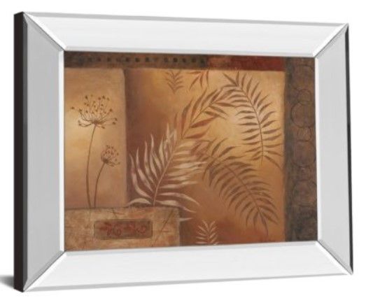 Classy Art Modern Fern I by Vivian Flasch Framed Wall Art-1