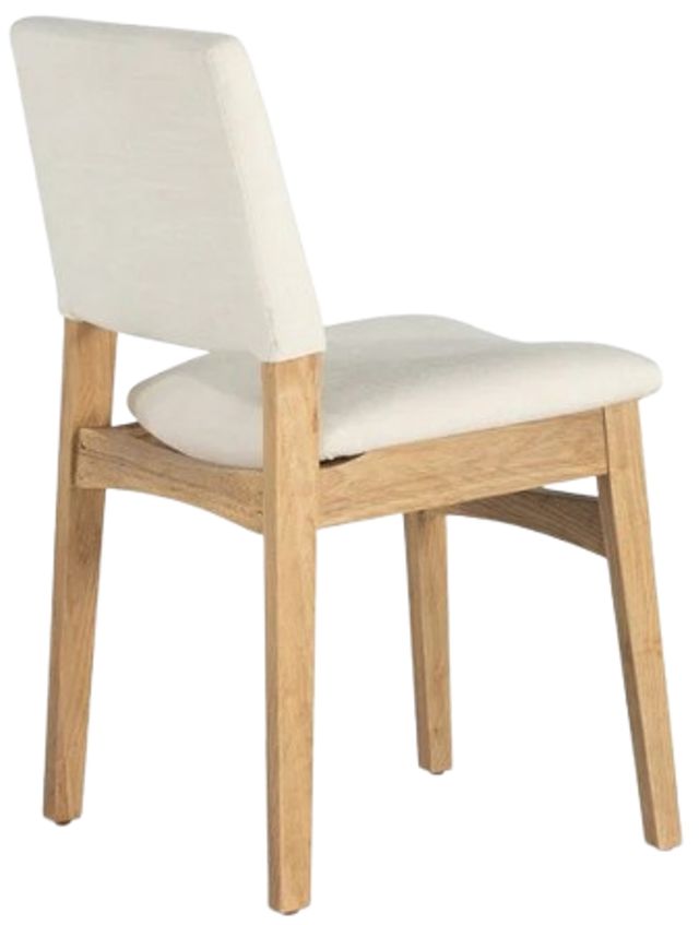 Transformer Table Transformer Creamy/Scandinavian Oak Stackable Dining Chair-2