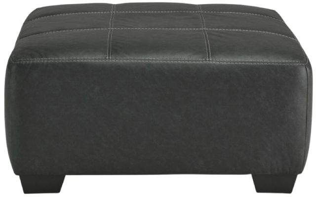 Benchcraft® Brixley Pier Graphite Oversized Accent Ottoman-1