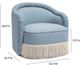 TOV Furniture Pamela Blue Tasseled Lounge Accent Chair-2