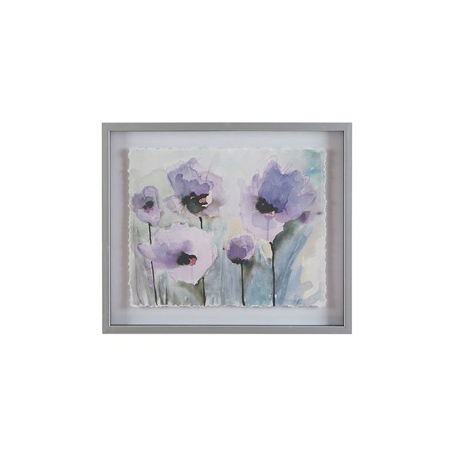 Olliix by Madison Park Lilac Blooming Spring Purple Framed Graphic-0