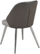 Brassex Inc. Tulita 2-Piece Two-Tone Grey Dining Chair Set-1