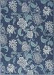Nourison Home™ Garden Oasis Navy 5'x7' Style 2 Area Rug-0