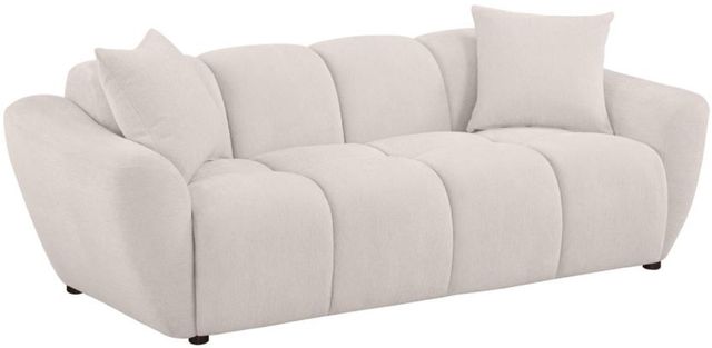 Coaster® Destino Greige Chenille Upholstered Splayed Arm Sofa-0