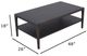 Nest Home Collections Morgan Java Rectangular Coffee Table -2