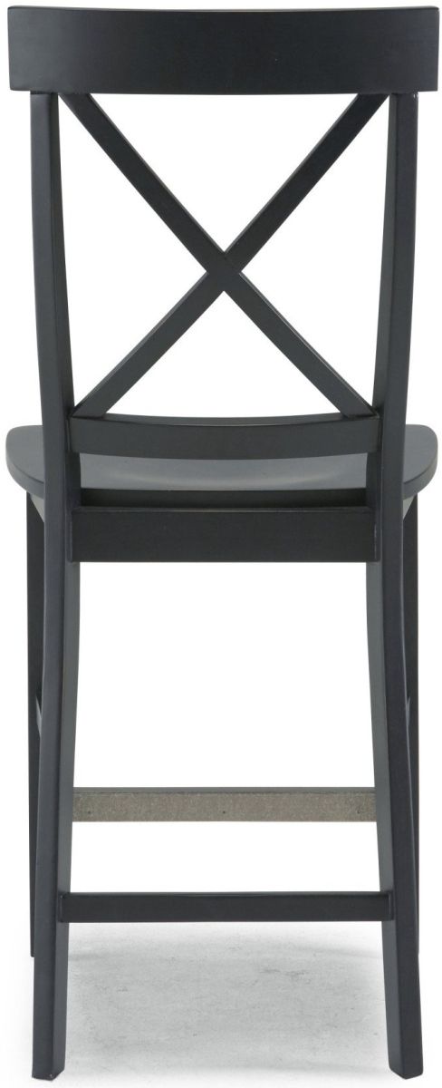 homestyles® Nantucket Black Counter Stool-2