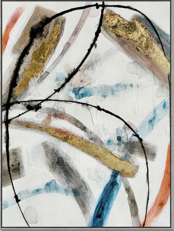 Classy Art 2-Piece 30" Hand Painted Textured Wall Art Set-2
