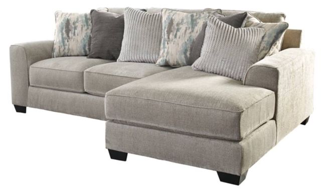 Benchcraft® Ardsley 2-Piece Pewter Living Room Set-1