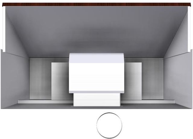 Vent-A-Hood® 36" White Tilt-Out Wall Mounted Range Hood-3