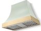 La Cornue CornuFé Cascade 44" Tapestry Wall Mounted Range Hood with Polished Brass Trim-0