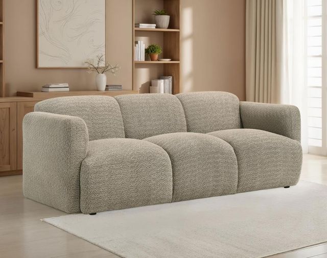 Coaster® Dorset Brown Upholstered Sofa-1