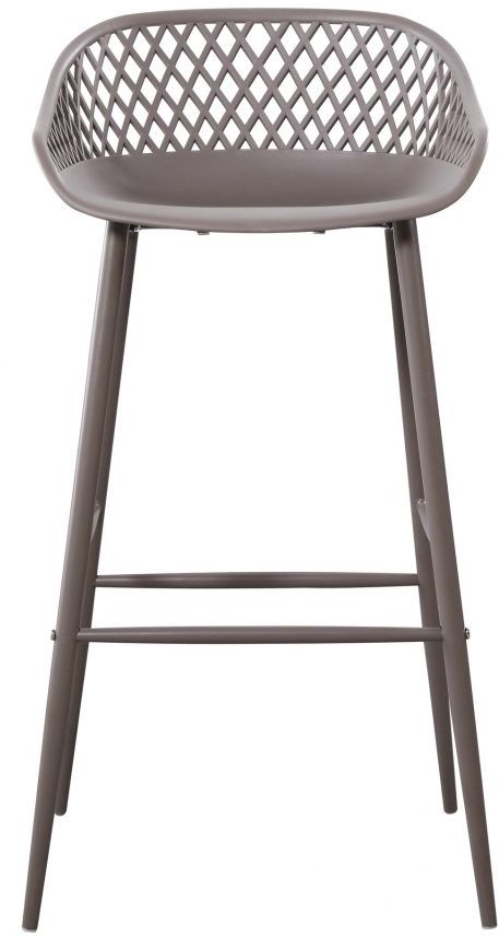 Moe's Home Collection Piazza Grey-m2 Outdoor Bar Stool-0