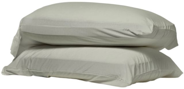 Dreamfit® DreamChill™ 2-Piece Heathered Sage Bamboo Comfort Stretch Knit King Pillowcase Set-0
