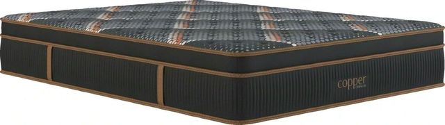 Copper by Spring Air® 15.5" Hybrid Plush Quilted Euro Top King Mattress-0