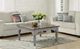 Flexsteel® Plymouth® Distressed Graywash Square Coffee Table with Medium Brown Top-3