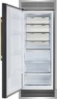 FORNO® Maderno Espresso 28" 13.6 Cu. Ft. Black Built-In Convertible Column Refrigerator with Antique Brass Handles-1