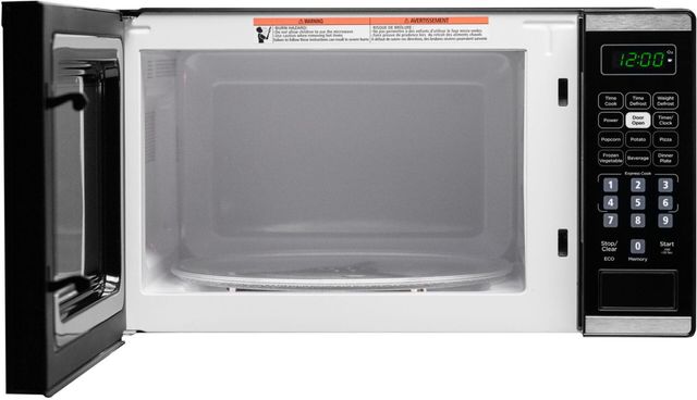 Danby® 0.7 Cu. Ft. Black and Stainless Steel Countertop Microwave-4