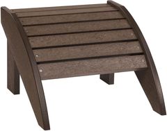 C R Plastic Chocolate Footstool