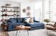 Moe's Home Collection Plunge 3-Piece Navy Large L-Shaped Sectional and Reversible Chaise-4