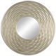 A & B Home Miranda Muted Silver Wall Mirror-1