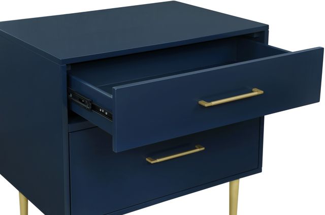 Linon Gwyneth Navy Nightstand -4