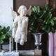 A & B Home Antique White Garden Angel Bust-1
