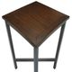 homestyles® Cabin Creek Chestnut Bar Table with Gray Metal Frame -1