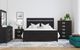 Elements International Tobias Black Dresser and Mirror Set-5