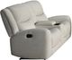 Furniture of America® Giraldus Beige Manual Reclining Loveseat with Console-0