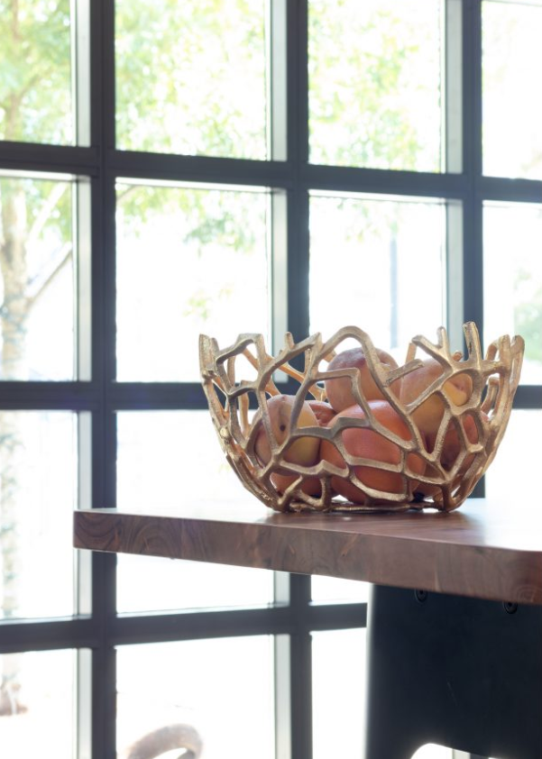 Moe's Home Collection Nest Set of 2 Gold Bowls-1