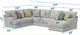 Jackson Furniture Stockbridge 3-Piece Slate Right-Arm Facing Sectional and Chaise-2