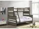 Elements International Wade Gray Twin Over Full Bunk-2