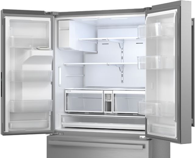 Sharp® 36 in. 28.9 Cu. Ft. Stainless Steel French Door Refrigerator-10