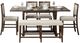 Jofran Inc. Fairview 6-Piece Oak Counter Height Table Set with Bench-0