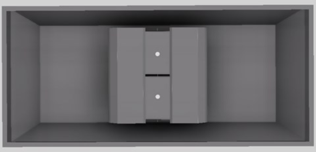 Vent-A-Hood® Designer Series 66" Gunsmoke Island Range Hood-3