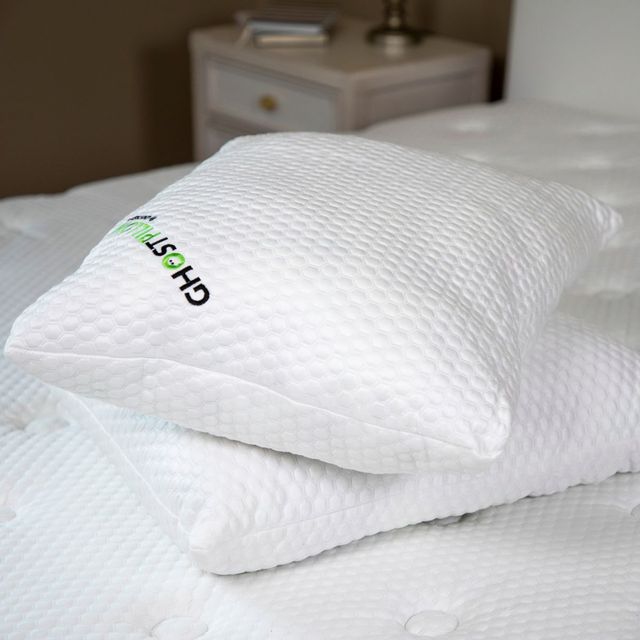 GhostBed® GhostPillow 2-Piece Shredded Memory Foam Standard Bed Pillow Set-2