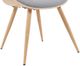 Armen Living Butterfly Gray/Oak Dining Chair-4